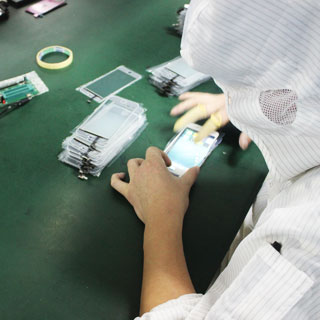 China Iphone Mobile phone lcds Quality Control 37 Heshunyi